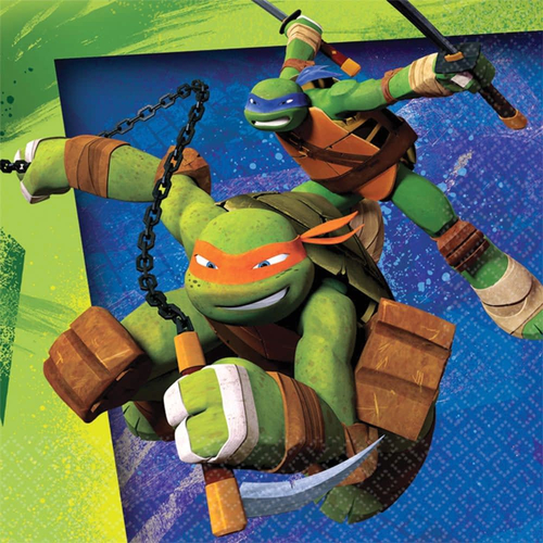 Tmnt Bev Napkins 16 Pack