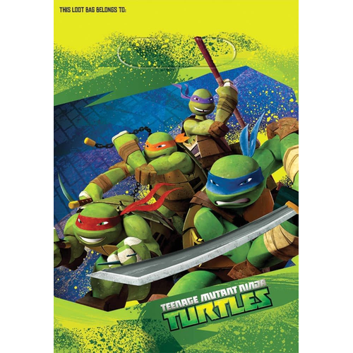 Tmnt Loot Bags 8 Pack