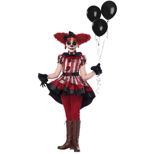 Girls Wicked Clown Costume