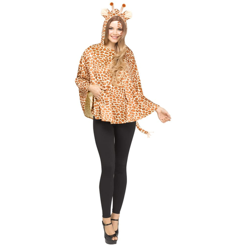 Hooded Poncho Giraffe