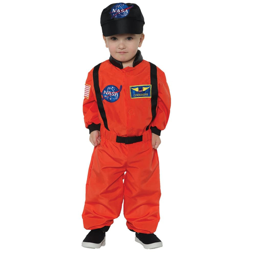 Astonaut Orange Costume for toddlers