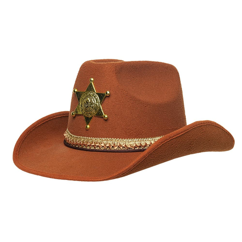 Sheriff Hat Brown for adults