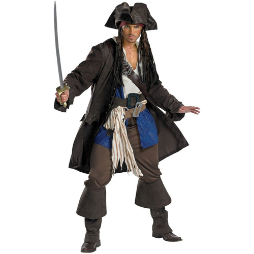Deluxe Captain Jack Sparrow Adult Costume