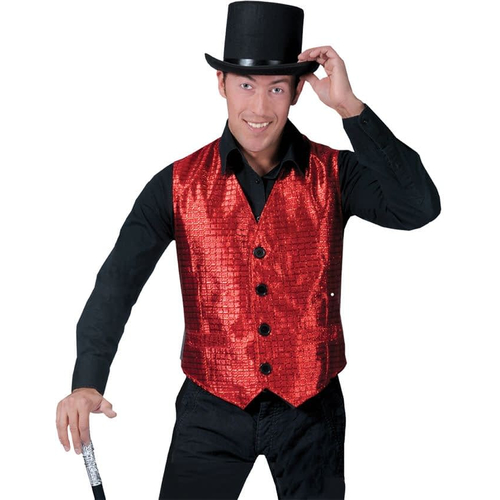 Disco Vest Red Adult