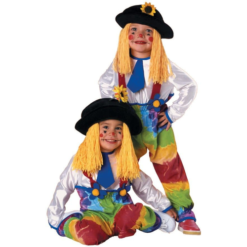 Flower Clown Child Costume