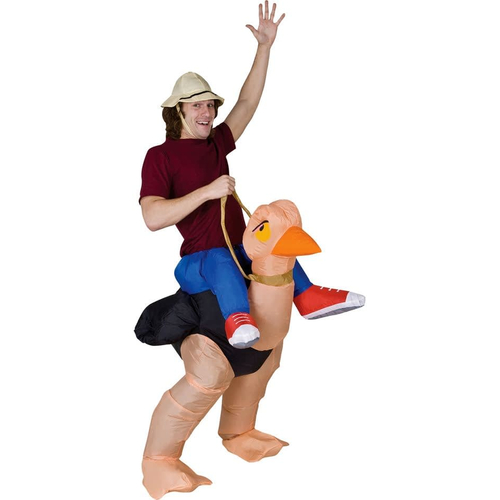 Inflatable Ollie Ostrich Adult Costume