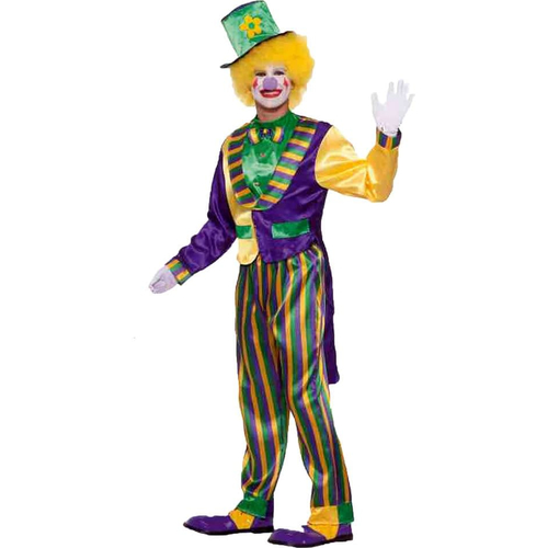 Mardi Gras Clown Adult Costume