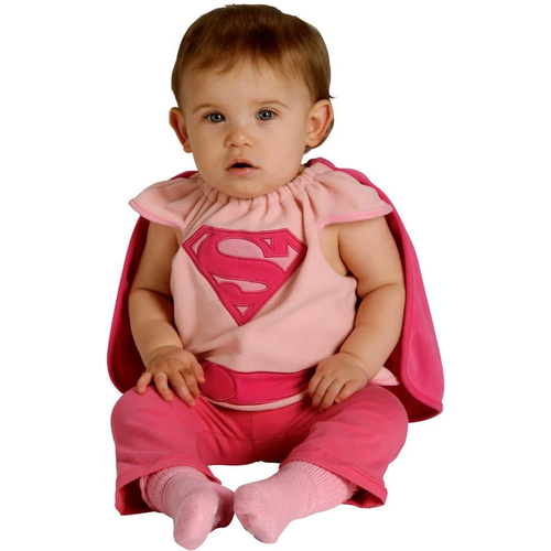 Pink Supergirl Infant Costume