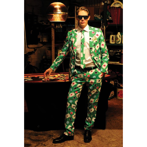 Poker Man Suit Adult