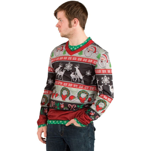 Ugly Christmas Deer Sweater Adult