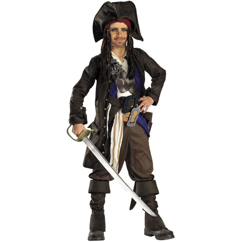 Captain Jack Sparraw Pirates Of The Carribean Child Costume
