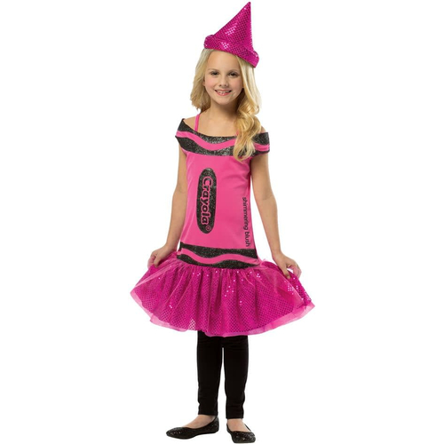 Crayola Pencil Sequin Pink Child Costume