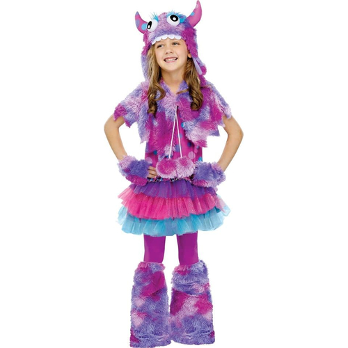 Cute Purple Monster Child Costume