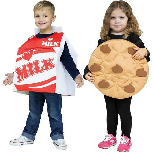 Milk With Cookie Child Costumes