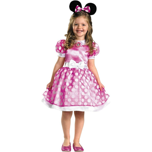 Pink Minnie Mouse Toddlers Costume