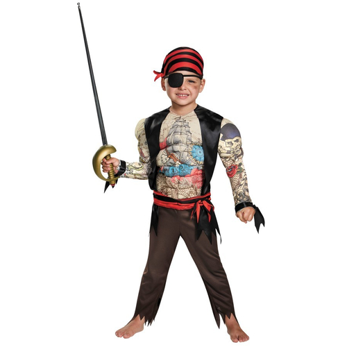 Pirate Muscle Toddler Costume