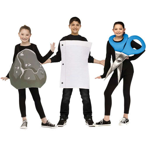 Rock Paper Scissors Child Costumes