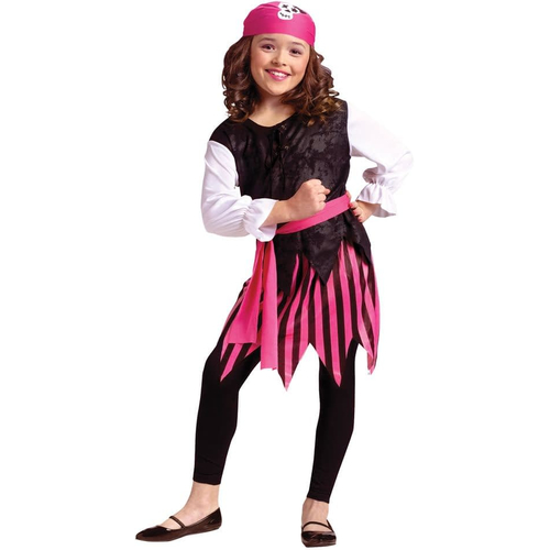 Skull Pirate Girls Costume