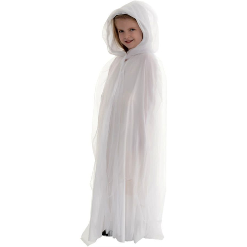 Tulle Cape White Child