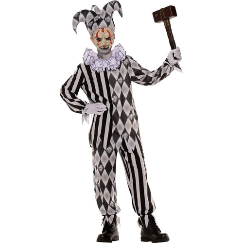 Zombie Harlequin Child Costume