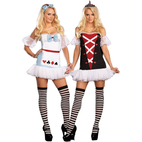 Alice/Queen Of Hearts Adult Costume