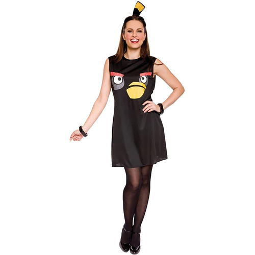 Black Angry Bird Adult Costume