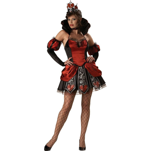 Dark Queen Of Hearts Adult Costume