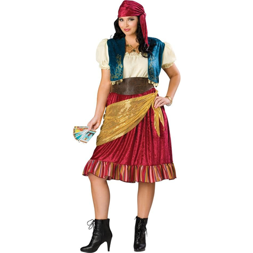 Gypsy Plus Size Adult Costume