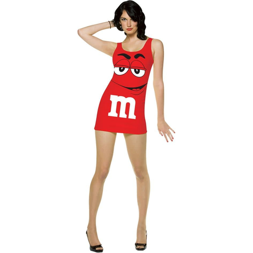 M&M Red Adult Costume