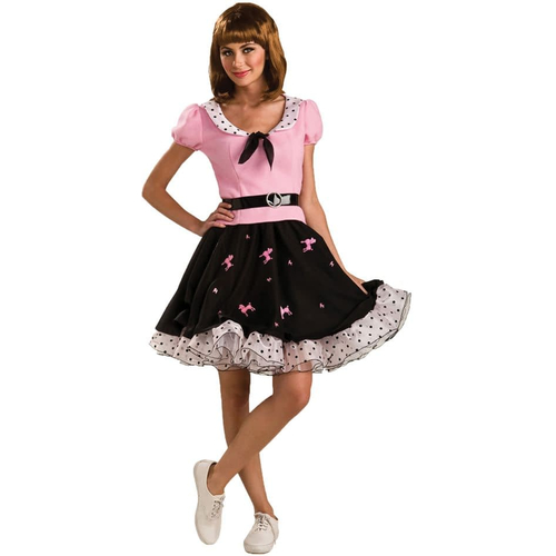 Pink Poodle Girl Adult Costume