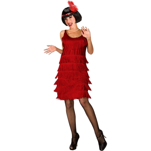 Red Flapper Adult Costume