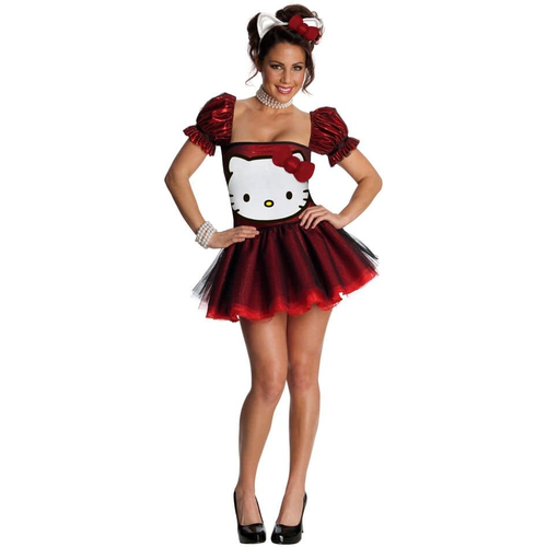 Red Hello Kitty Adult Costume