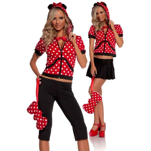 Red Minni Mouse Adult Costume