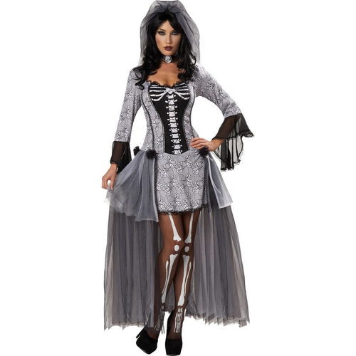 Skeleton Bride Adult Costume - 12869