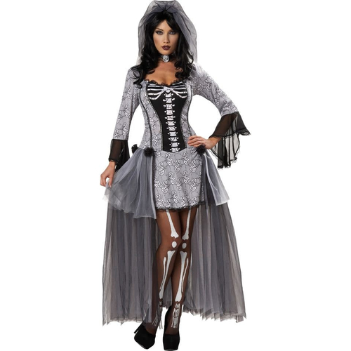 Skeleton Bride Adult Costume - 12868