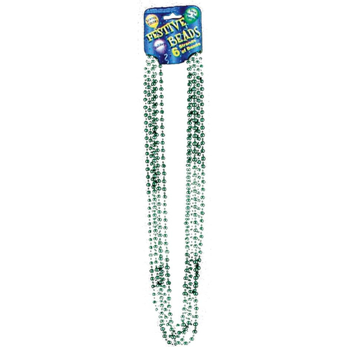 Beads 33In 7 1/2Mm Green