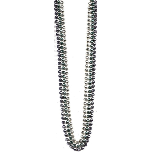 Beads 48In 10Mm Metalic 12Eq 1