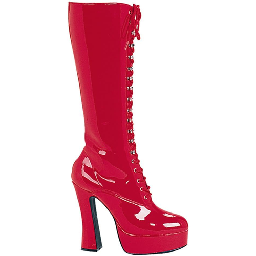 Boot Easy Lace Red Sz 9