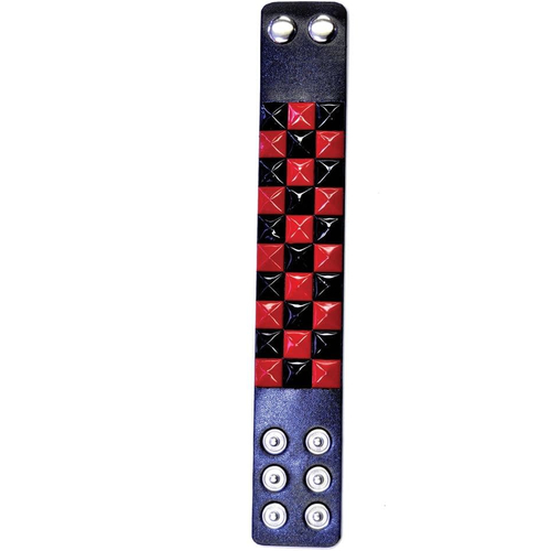 Bracelet Black W/Black/Red Stu