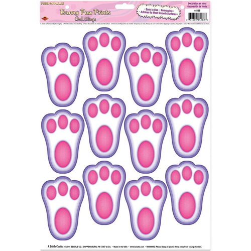 Bunny Paws. Easter Decorations.