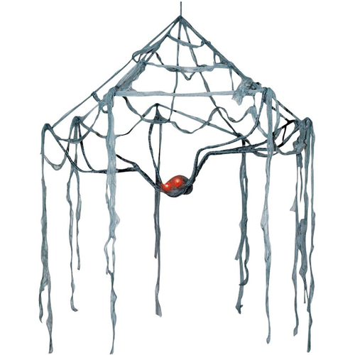 Canopy Web With Light Eyes. Webs And Cloth.