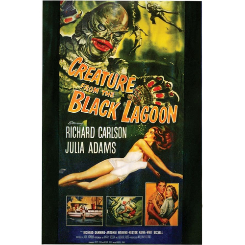 Creature Black Lagoon Poster. Walls, Doors, Windows  Decorations.