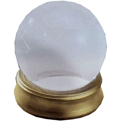 Cristal Ball With Stand. Christmas Decorations.