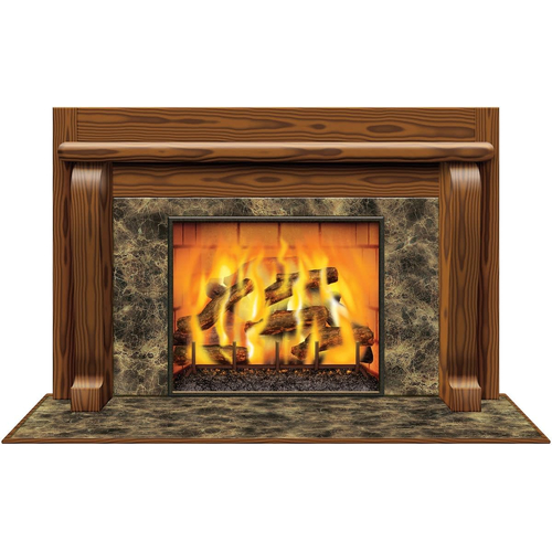 Fireplace Insta-Viev. Walls, Doors, Windows Decorations.