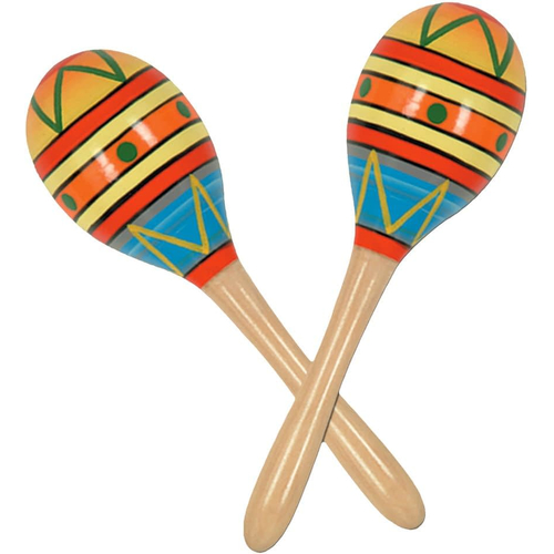 Fun Party Maracas. Fiesta Decorations.