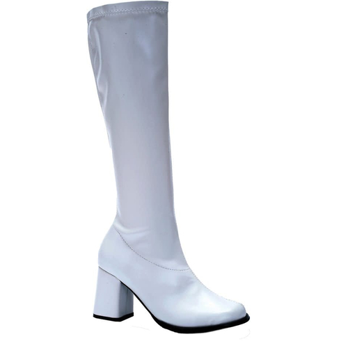 Go Go Boot White Size 5