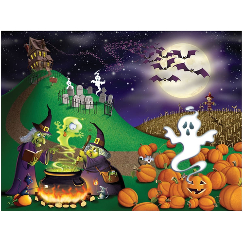 Halloween Insta-Mural. Walls, Doors, Windows Halloween Decorations.