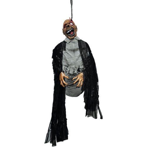 Hanging By Eye Lid Zombie.  Halloween Props.
