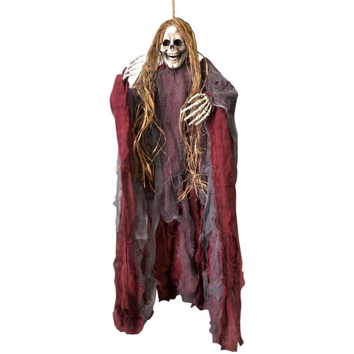 Hanging Hairy Reaper.  Halloween Props.