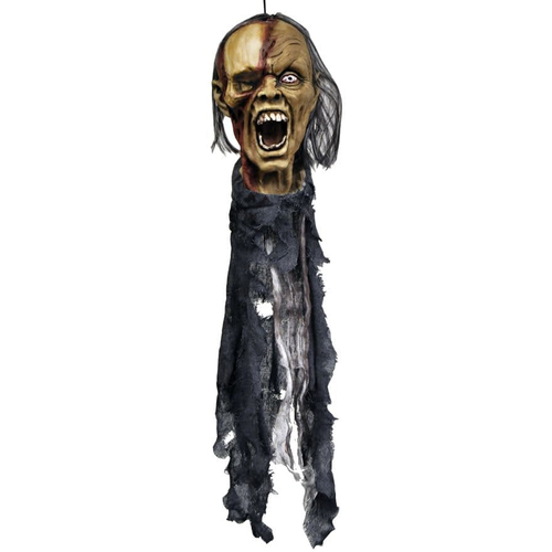 Hanging Head With Open Mouth. Halloween Heads.